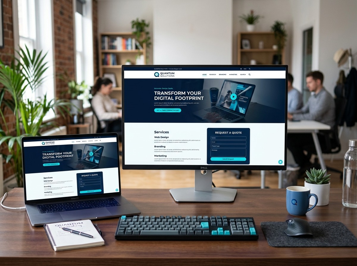 Criação de sites estáticos modernos e responsivos para empresas